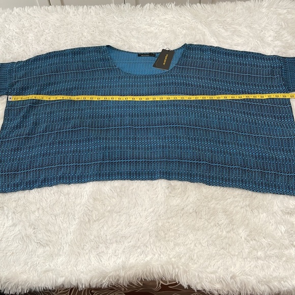 NWT Manaola Puako Kaftan Kapa Blue and Black O/S - Picture 6 of 11